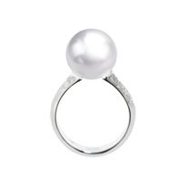 Anillo Utopia Mujer SIMPLY in Oro blanco Perla 12.35 Ct UFG303 - UFG303